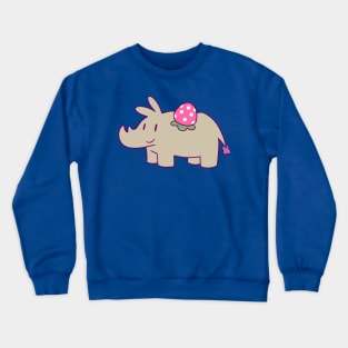 Strawberry Rhino Crewneck Sweatshirt